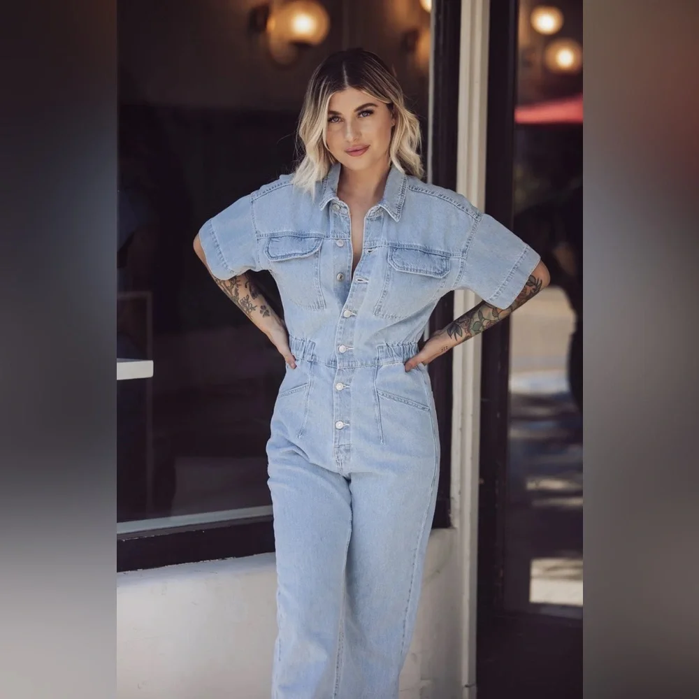 Free People Marci Jumpsuit size L